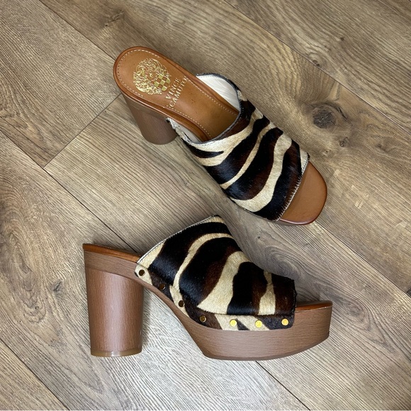 NWOB Vince Camuto Haydorn 3 platform slide wedge - Size 7.5 - Picture 2 of 13